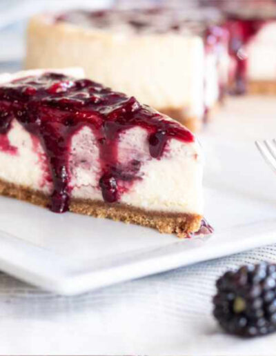 Cheesecakes To Ship Marionberry Slice Whole