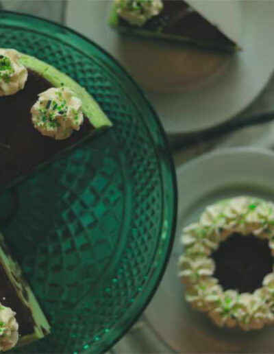 Cheesecakes To Ship Mint Chocolate Chip Whole Mini Slice