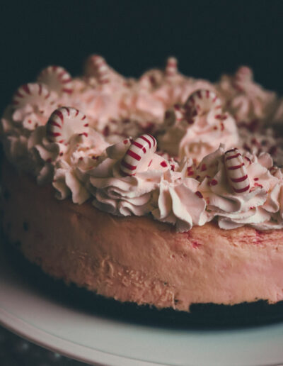 Cheesecakes To Ship White Chocolate Peppermint Whole 2