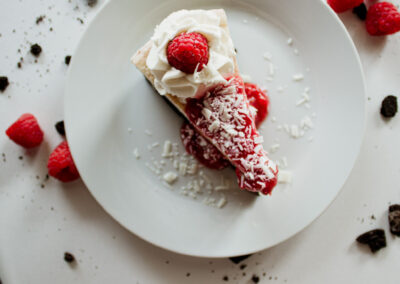 Cheesecakes To Ship White Chocolate Raspberry Slice 2