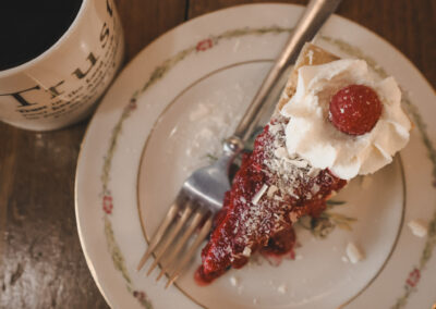 Cheesecakes To Ship White Chocolate Raspberry Slice