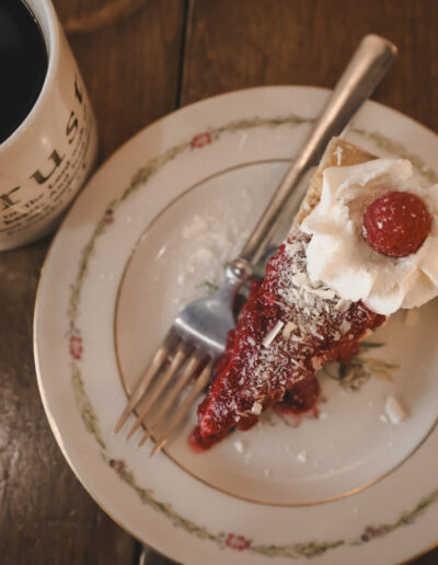 Cheesecakes To Ship White Chocolate Raspberry Slice